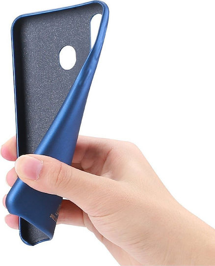 Dux Ducis Skin Lite Umschlag Rückseite Synthetisches Leder Blau (Galaxy A40)