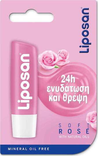 Liposan Fruity Shine Lip Balm Soft Rose 4.8gr