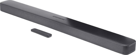 JBL Bar Surround Soundbar 5.1 Bluetooth, HDMI και Wi-Fi 550W με Ασύρματο Subwoofer και Τηλεχειριστήριο Μαύρο