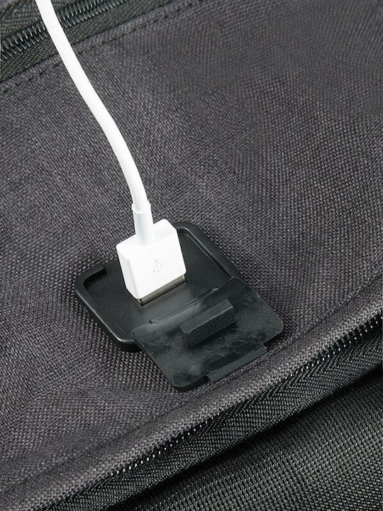 Samsonite Securipak Rucsac Pentru Laptop 15.6" Cu Port USB Negru Steel
