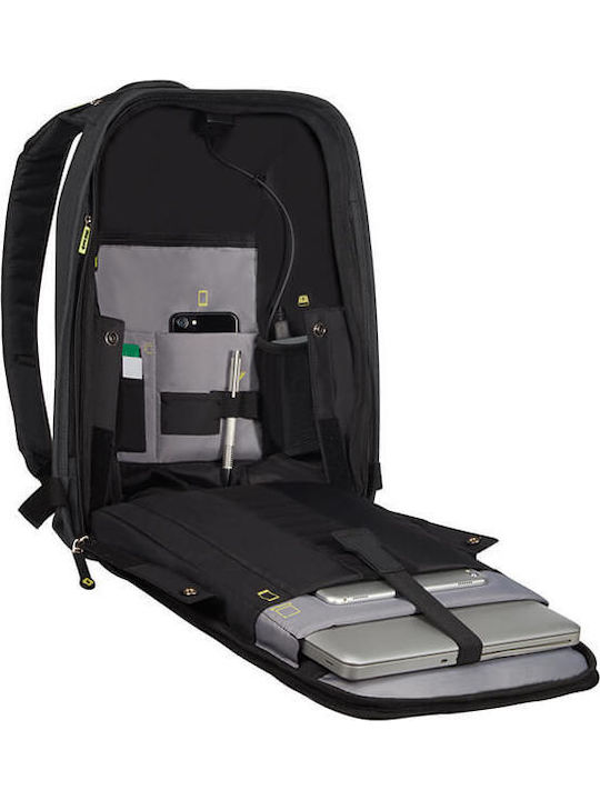 Samsonite Securipak Rucsac Pentru Laptop 15.6" Cu Port USB Negru Steel