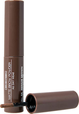 Seventeen All Day Wear Σκιά για Φρύδια 04 Medium Brown Matte