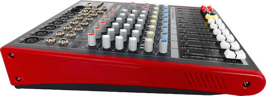 Audio Master MG102 Consolă Analogică cu 6 Canale cu Putere Fantomă și 6 Intrări XLR