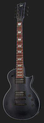 ESP LTD EC-257 Chitară Electrică și Configurație de Pickup-uri HH Black Satin