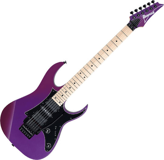 Ibanez RG550 Genesis Collection Elektrische Gitarre Stratocaster mit HSH Tonabnehmerkonfiguration Purple Neon