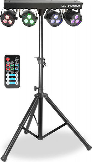 Max Audio Φωτορυθμικό LED PAR DMX ParBar 4-Way RGB