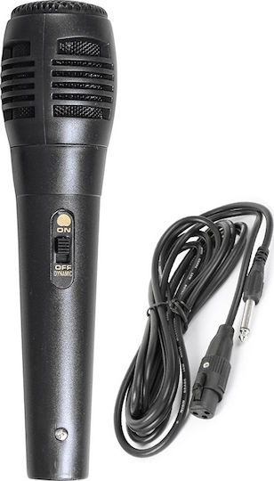 Fenton Ηχείο Karaoke με Ενσύρματo Μικρόφωνο και Εφέ Φωτισμού FT8LED 170.090 Μαύρο