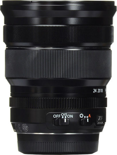 Fujifilm Crop Φωτογραφικός Φακός XF10-24mmF4 R OIS Wide Angle Zoom για Fujifilm X Mount Μαύρος