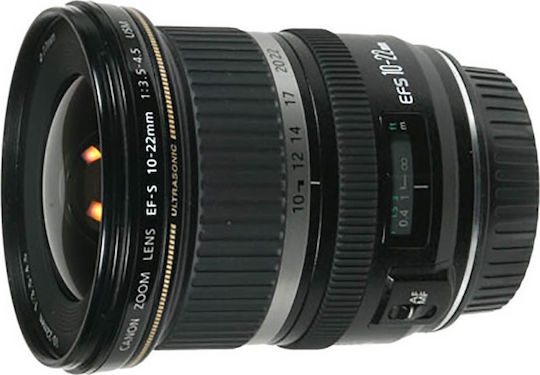 Canon Crop Camera Lens 10-22mm f/3.5-4.5 USM Wide Angle Zoom for Canon EF-S Mount Black