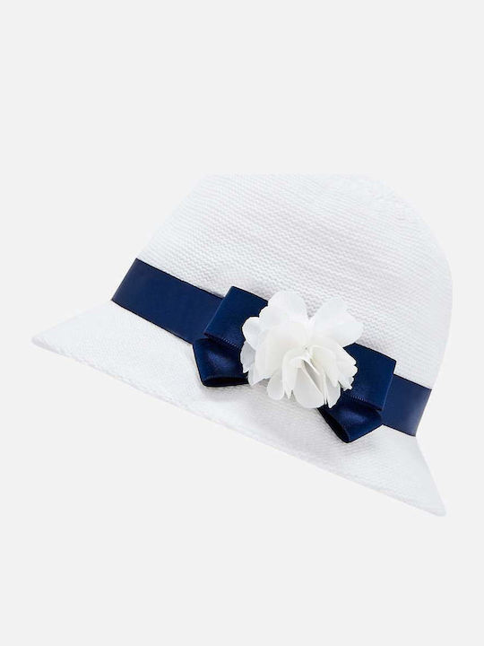 Mayoral Kids' Hat Bucket Fabric White