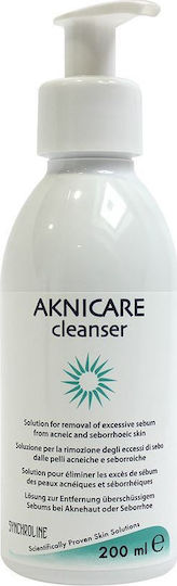 Synchroline Aknicare Gel Καθαρισμού Προσώπου για Ακνεϊκές Επιδερμίδες 200ml