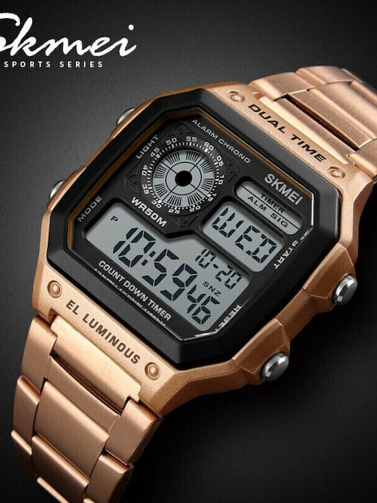 Skmei 1335 Watch Battery with Metal Bracelet
