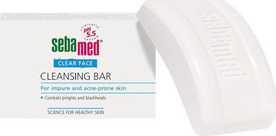 Sebamed Seife Bar Gegen Akne Syndet Clear Face für fettige Haut 100ml 100gr