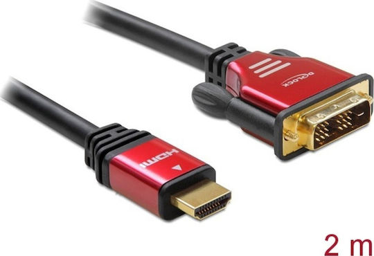 DeLock Cable DVI-D male - HDMI male 2m (84342)