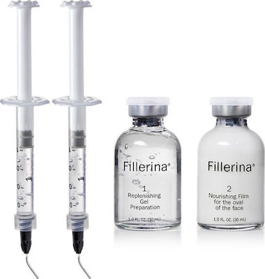 Labo Fillerina Dermo-cosmetic Grade 2 Serum Προσώπου για Αντιγήρανση 2x30ml