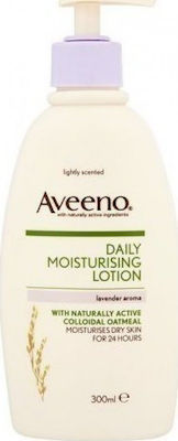 Aveeno Lavender Daily Moisturising Feuchtigkeitsspendende Lotion Körper mit Duft Lavendel 300ml