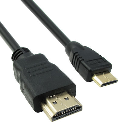 De Tech HDMI 2.0 Cable HDMI male - mini HDMI male 1.5m Black