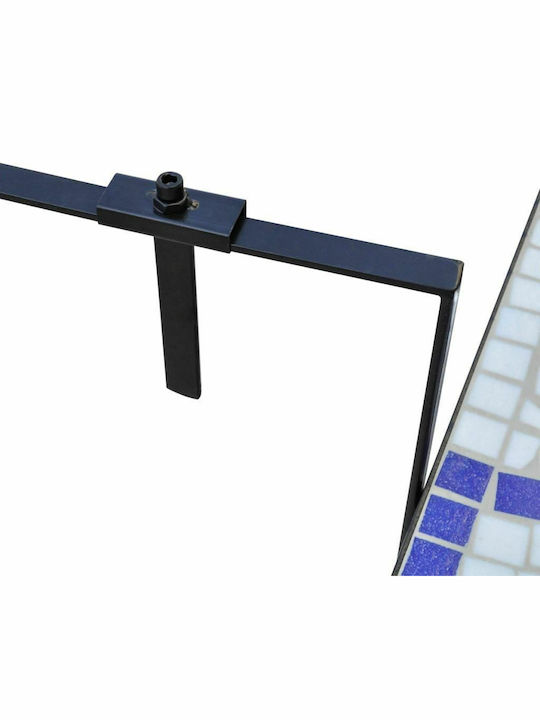 with Ceramic Surface and Metal Frame Blue 76x56x64cm