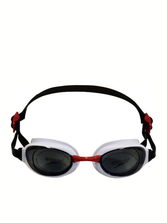 Speedo Aquapure Γυαλιά Κολύμβησης Ενηλίκων με Αντιθαμβωτικούς Φακούς Λευκά