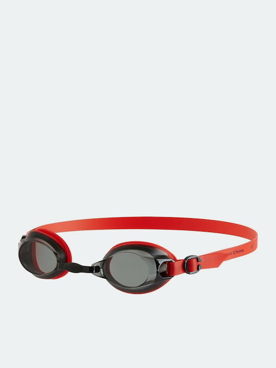 Speedo Swimming Goggles Adults with Anti-Fog Lenses Red