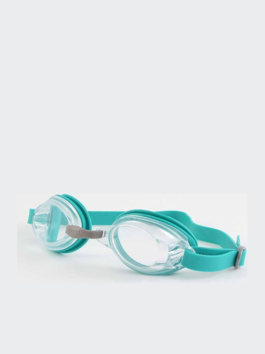 Speedo Jet Schwimmbrillen Erwachsene mit Antibeschlaglinsen Transparent
