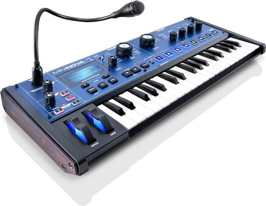 Novation Synthesizer MiniNova με 37 Πλήκτρα Τυπικής Αφής Μπλε