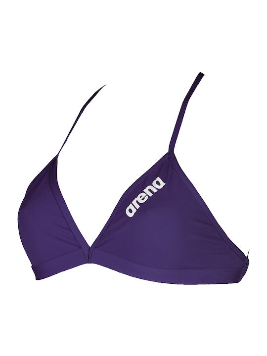 Solid Bikini Triunghi Albastru marin