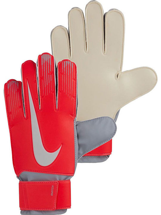 Nike Match Γάντια Τερματοφύλακα Ενηλίκων Κόκκινα