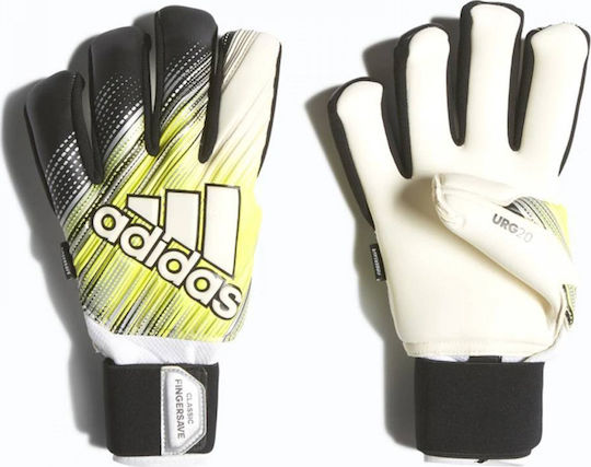 adidas Classic Pro Fingersave Adults Goalkeeper Gloves White