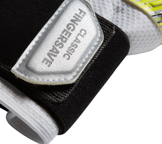 adidas Classic Pro Fingersave Adults Goalkeeper Gloves White