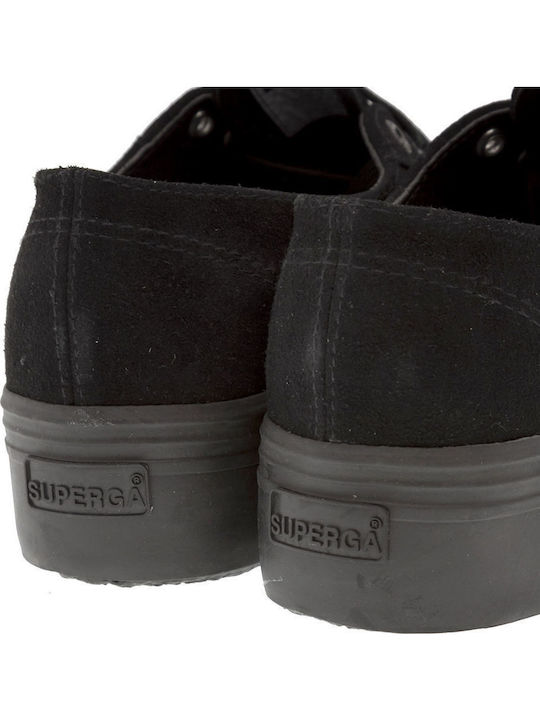 2790 Suew Adidași Flatforms Pentru Femei Negri