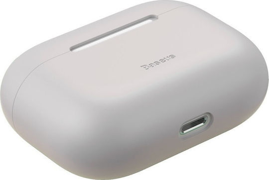Baseus Protective Pro Θήκη Σιλικόνης σε Γκρι χρώμα για Apple AirPods Pro