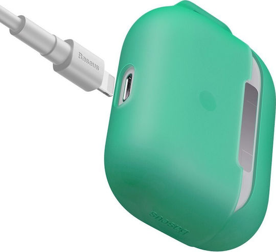 Baseus Let''s Go Hülle Silikon in Grün Farbe für Apple AirPods Pro