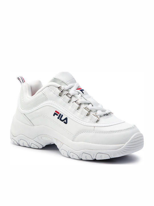 Low Strada Γυναικεία Chunky Sneakers Λευκά