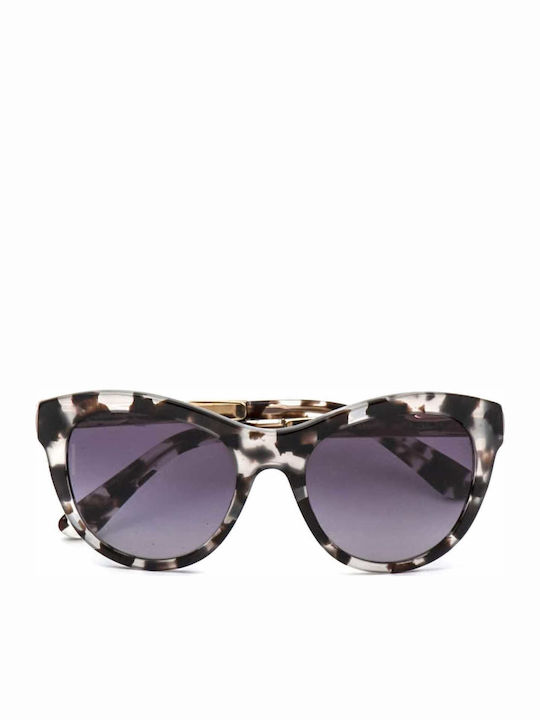 Dolce & Gabbana Women's Sunglasses with Brown Tartaruga Frame and Purple Gradient Lenses DG4243 2888/8G