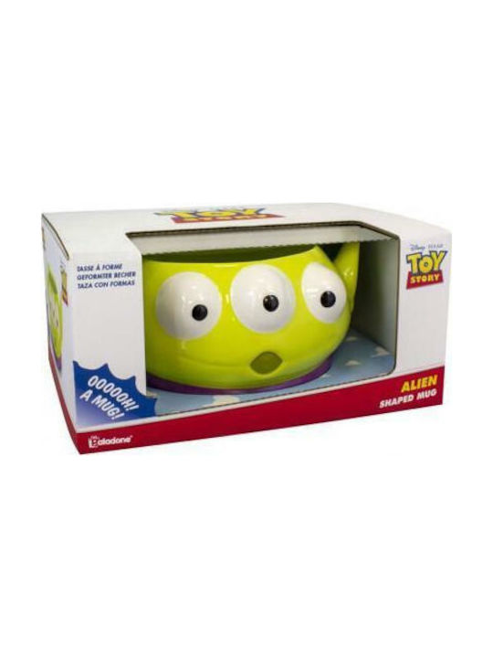 Paladone 3d Alien Toy Story Tasse Keramik Grün 400ml 1Stück