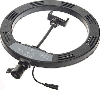 Ring Light YQ-320A 30cm 3200-5600K με Τρίποδο Δαπέδου και Βάση για Κινητό