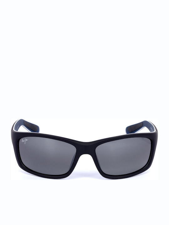 Maui Jim Sonnenbrillen mit Schwarz Rahmen und Schwarz Polarisiert Linse 766-02MD
