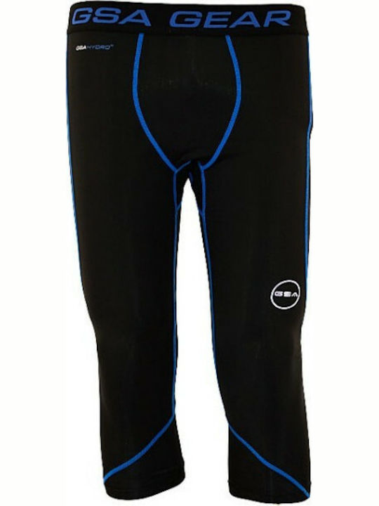 GSA Orbitmile 3/4 Leggings Ανδρικό Αθλητικό Κολάν Compression Capri Μαύρο