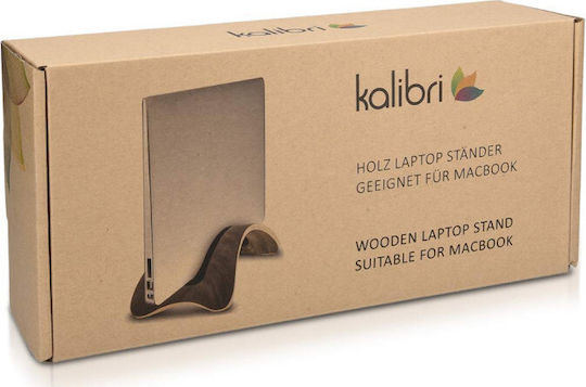 Kalibri Elegant Wooden Βάση για Laptop έως 15" Silver