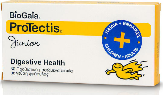 BioGaia ProTectis Junior Probiotics for Children 30 chewable tabs Strawberry