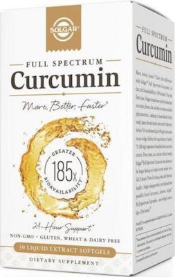 Solgar Full Spectrum Curcumin Turmeric 30 softgels