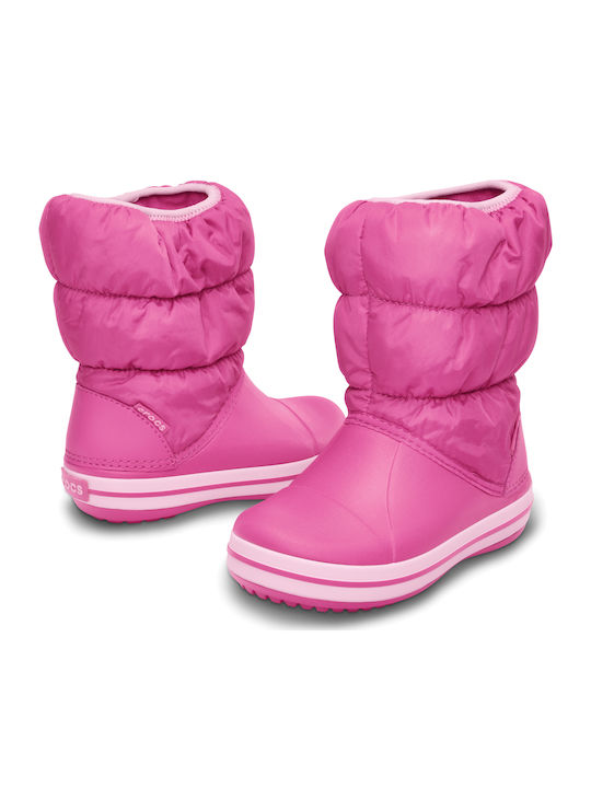 Crocs Kids Wellies with Internal Lining Fuchsia