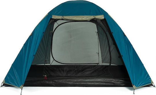 OZtrail Tasman 6V Dome Camping Tent Igloo Blue with Double Cloth 3 Seasons for 6 People 480x305x195cm