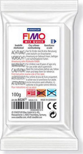Staedtler Mix Quick Green & White Πολυμερικός Πηλός 100gr