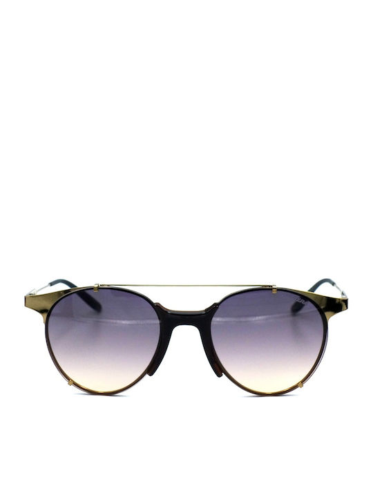 Carrera Men's Sunglasses with Black Metal Frame and Gray Lenses 128/S OUN/FI