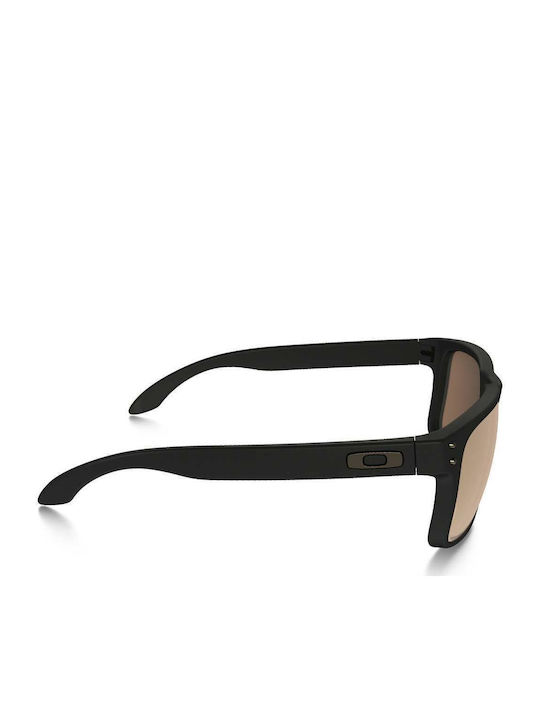 Oakley Holbrook Bărbătești Ochelari de soare cu Negru Cadru și Maro Polarized Oglindă Lentilă OO9102-D7