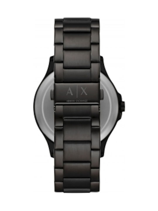 Armani Exchange Connected Hybrid Hampton Ceas Barbati 46mm Baterie Cu Brățară Din Oțel Inoxidabil Neagră