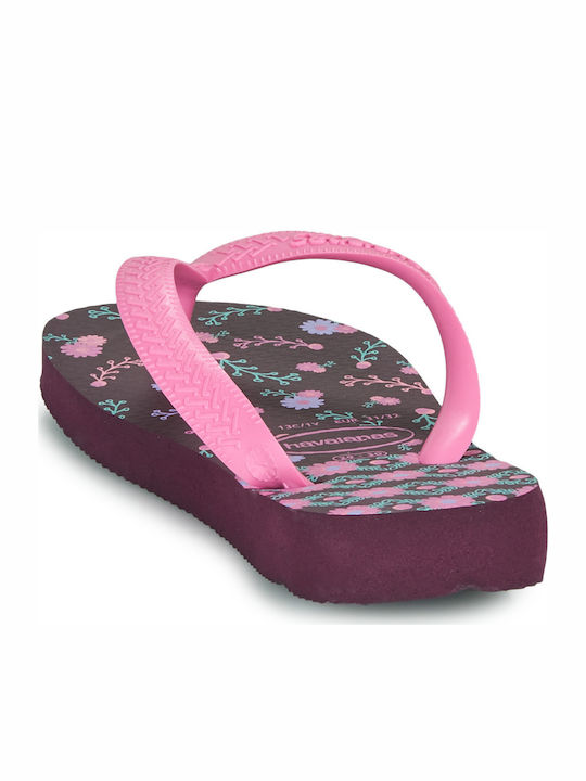 Șlapi Copii Flip Flops Roz Flores