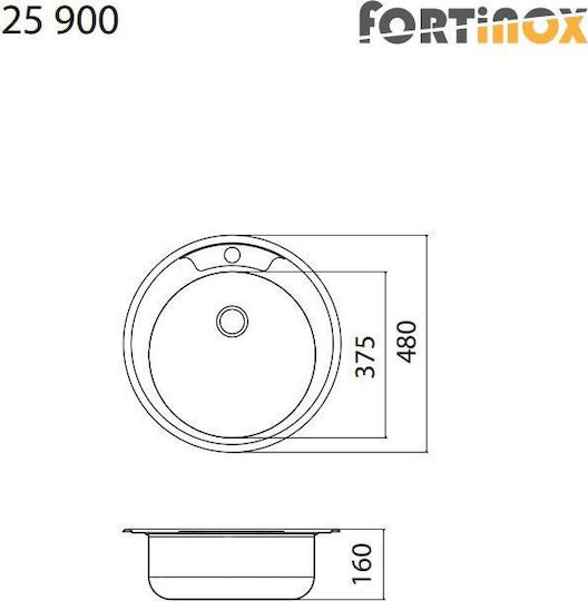 Fortinox Valley Ένθετος Inox Σατινέ Μ48xΠ48cm Ασημί Fortinox Valley Ένθετος Inox Σατινέ Μ48xΠ48cm Ασημί